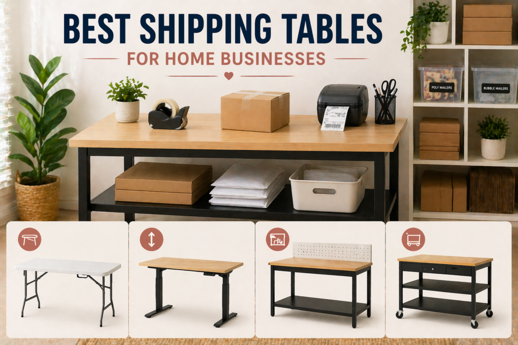 Best Shipping Tables for Home Businesses